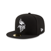 Minnesota Vikings NFL Classics Black and White 59FIFTY - SMART ZONE