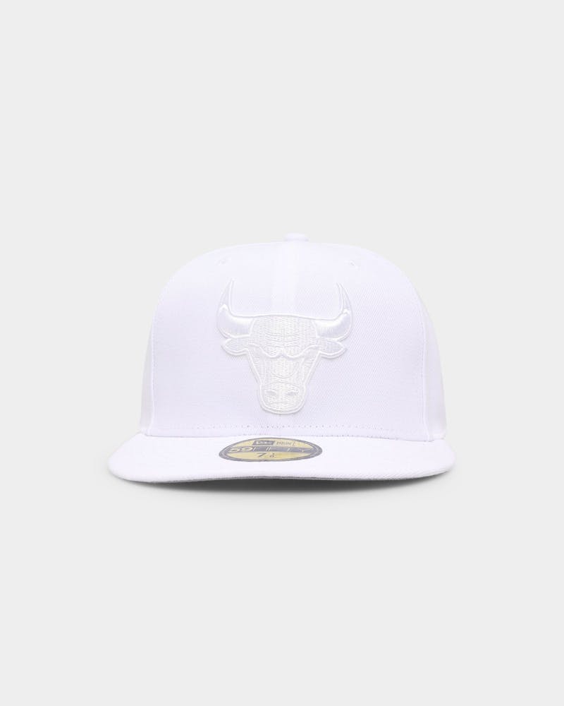 Chicago Bulls 'White On White' 59FIFTY Fitted