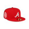 Atlanta Braves MLB Sidepatch 59FIFTY Cerrada Roja - SMART ZONE